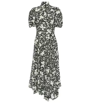 Stella McCartney Floral silk midi dress | Thumbnail 1