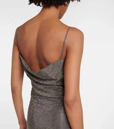 Stella McCartney Asymmetric embellished maxi dress | Thumbnail 4