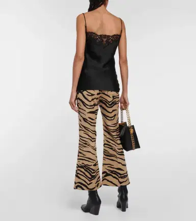 Stella McCartney Satin and lace tank top | Thumbnail 3