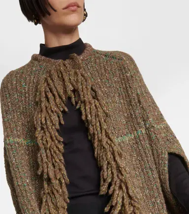Stella McCartney Fringed poncho | Thumbnail 2