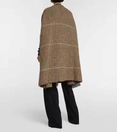 Stella McCartney Fringed poncho | Thumbnail 3