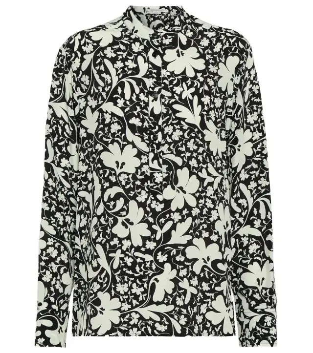 Stella McCartney Printed silk shirt