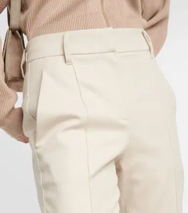Brunello Cucinelli Cotton-blend slim pants | Thumbnail 2