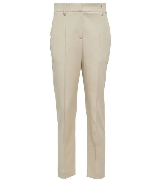 Brunello Cucinelli Cotton-blend slim pants