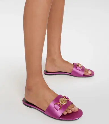 Versace Medusa '95 satin slides | Thumbnail 5