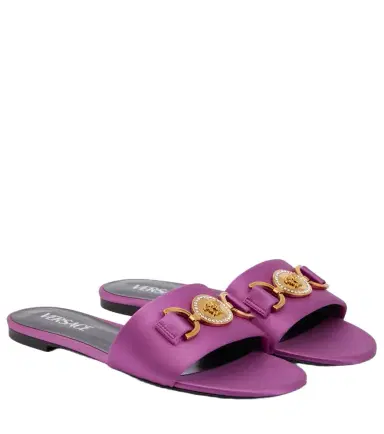 Versace Medusa '95 satin slides | Thumbnail 1