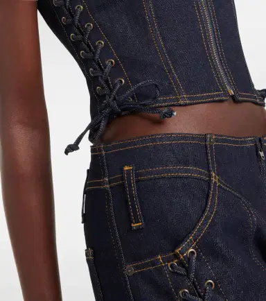 Jean Paul Gaultier Denim bustier | Thumbnail 2