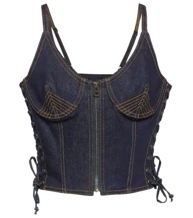 Jean Paul Gaultier Denim bustier | Thumbnail 1