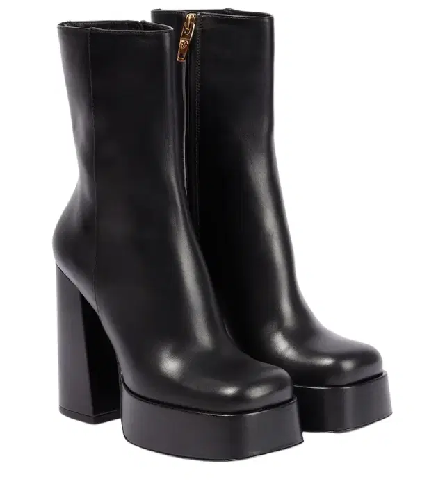 Versace Medusa Aevitas leather platform boots