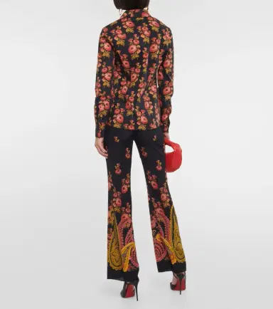 Etro Floral cotton-blend shirt | Thumbnail 5