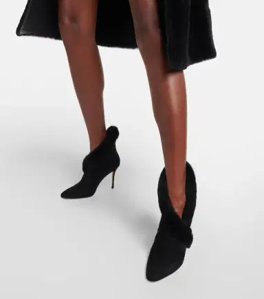 Manolo Blahnik Nestanu 105 suede ankle boots | Thumbnail 3