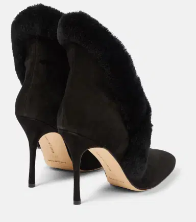 Manolo Blahnik Nestanu 105 suede ankle boots | Thumbnail 6