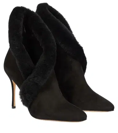 Manolo Blahnik Nestanu 105 suede ankle boots | Thumbnail 1