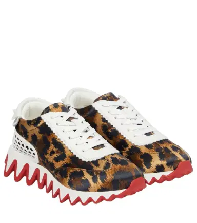 Christian Louboutin Loubishark leopard-print sneakers | Thumbnail 1 Christian Louboutin Loubishark leopard-print sneakers | Thumbnail 1