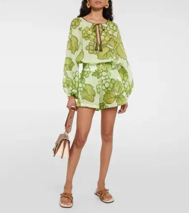 Etro Printed ramie tunic | Thumbnail 2