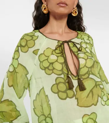 Etro Printed ramie tunic | Thumbnail 4