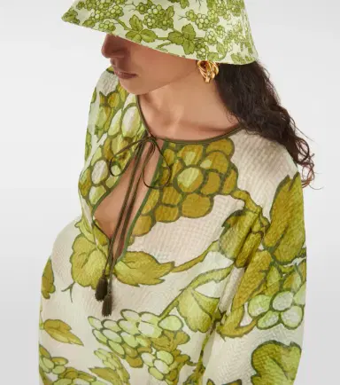 Etro Printed silk kaftan | Thumbnail 3