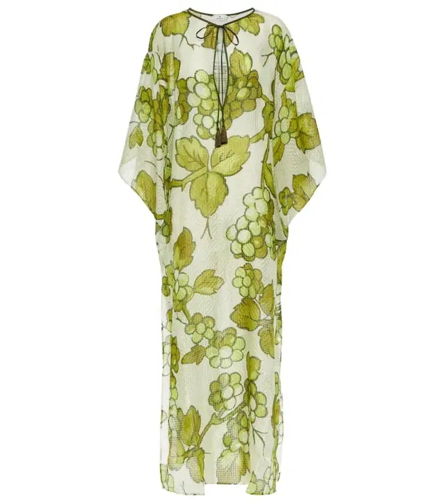 Etro Printed silk kaftan