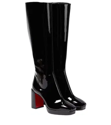Christian Louboutin Alleo 90 patent leather knee-high boots | Thumbnail 1
