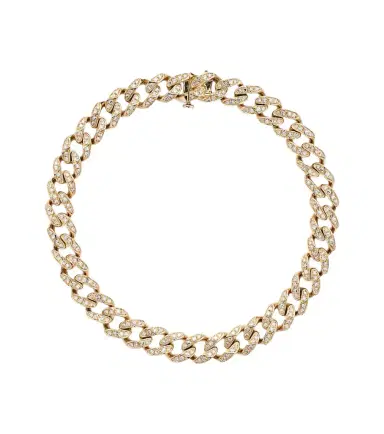 SHAY JEWELRY Medium 18kt gold chain bracelet with diamonds | Thumbnail 1