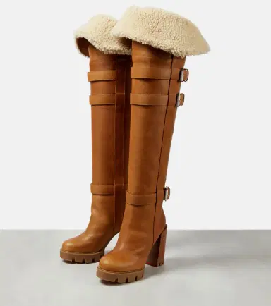 Christian Louboutin Brodeback Lug over-the-knee boots | Thumbnail 3 Christian Louboutin Brodeback Lug over-the-knee boots | Thumbnail 3