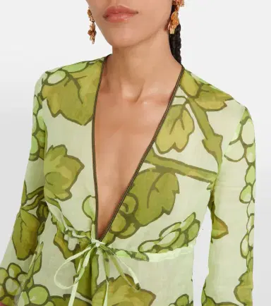 Etro Printed ramie tunic | Thumbnail 3