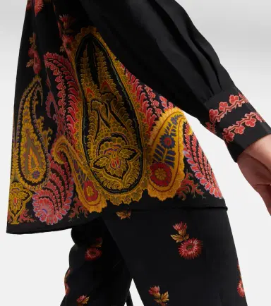 Etro Paisley silk blouse | Thumbnail 6
