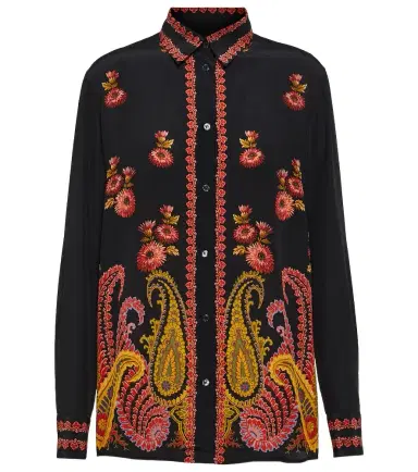 Etro Paisley silk blouse | Thumbnail 1