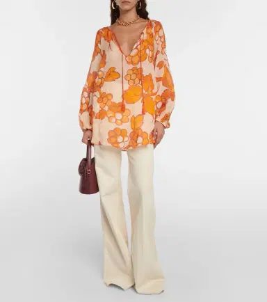 Etro Printed ramie tunic | Thumbnail 2