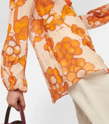 Etro Printed ramie tunic | Thumbnail 4