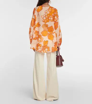 Etro Printed ramie tunic | Thumbnail 5