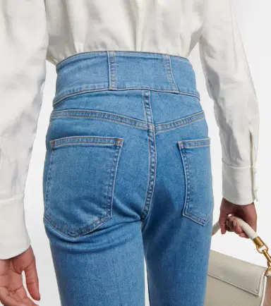 Veronica Beard Carly high-rise kick-flare jeans | Thumbnail 3