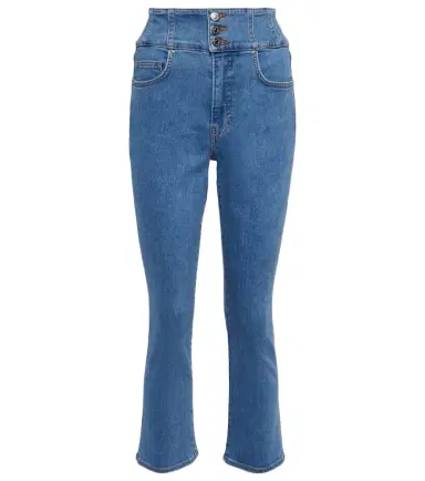 Veronica Beard Carly high-rise kick-flare jeans | Thumbnail 1