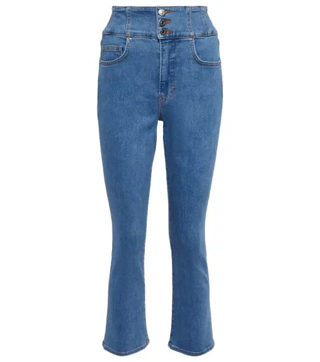 Veronica Beard Carly high-rise kick-flare jeans