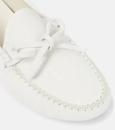 The Row Lucca leather moccasins | Thumbnail 4