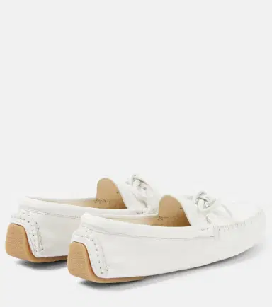 The Row Lucca leather moccasins | Thumbnail 6