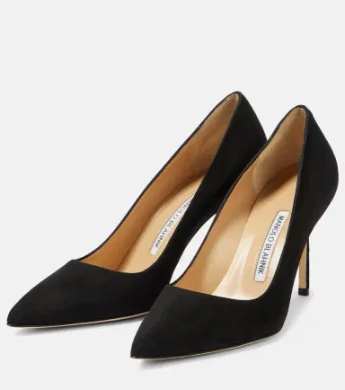 Manolo Blahnik BB 90 suede pumps | Thumbnail 4