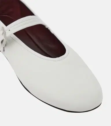 The Row Leather Mary Jane ballet flats | Thumbnail 3 The Row Leather Mary Jane ballet flats | Thumbnail 3