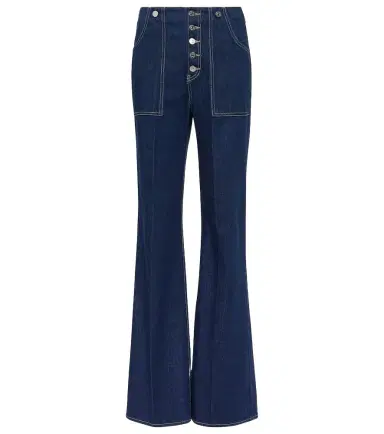 Veronica Beard Crosbie high-rise wide-leg jeans | Thumbnail 1