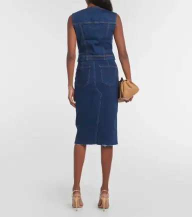 Veronica Beard Valeria denim vest | Thumbnail 2