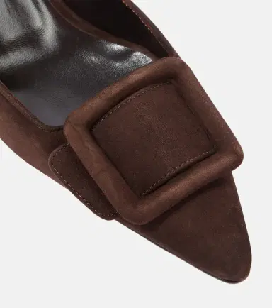 Manolo Blahnik Maysale 70 suede mules | Thumbnail 4