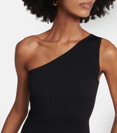 Toteme Ribbed-knit one-shoulder midi dress | Thumbnail 5
