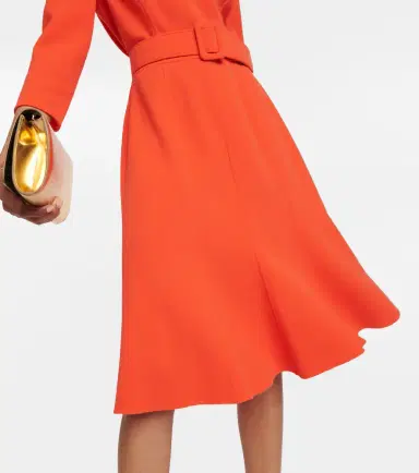 Oscar de la Renta Embellished wool-blend midi dress | Thumbnail 4