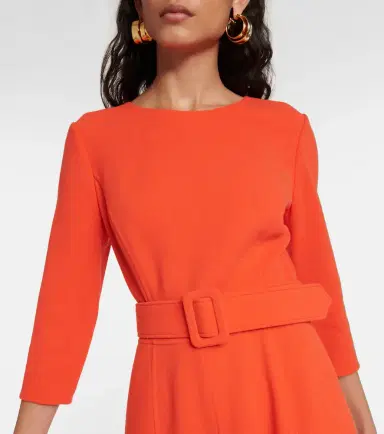 Oscar de la Renta Embellished wool-blend midi dress | Thumbnail 5
