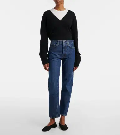 TOTEME Twisted Seam mid-rise straight jeans | Thumbnail 7