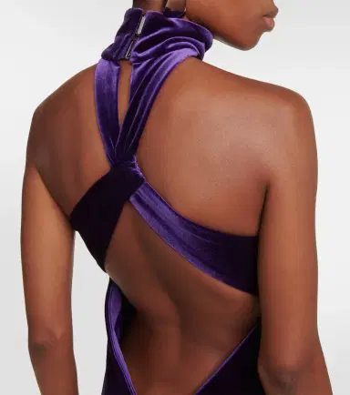 Galvan Cleveland velvet gown | Thumbnail 6 Galvan Cleveland velvet gown | Thumbnail 6