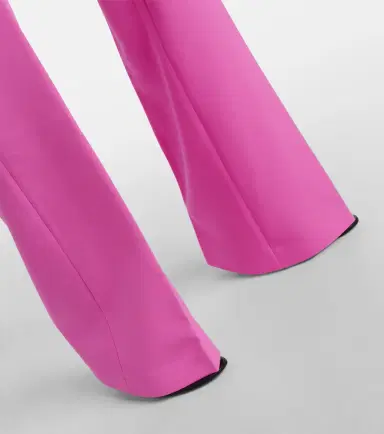 Safiyaa Alexa high-rise flared crêpe pants | Thumbnail 2