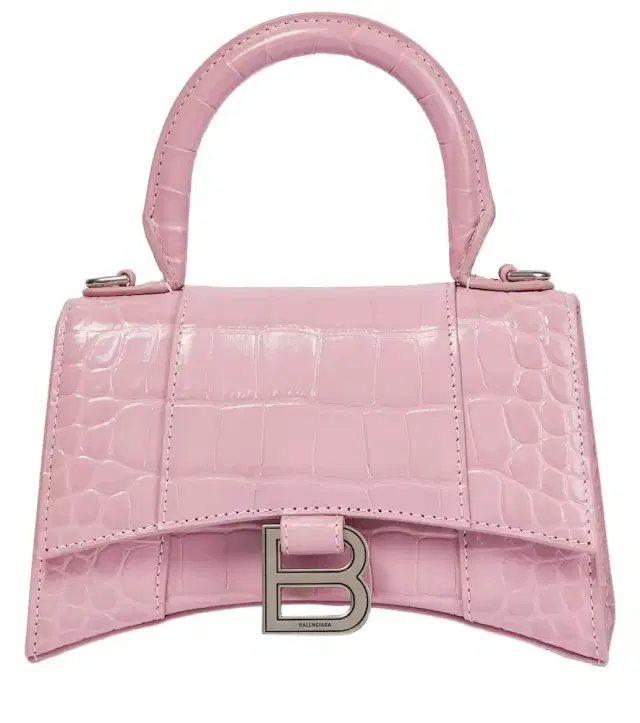 Balenciaga Hourglass Small croc-effect tote bag