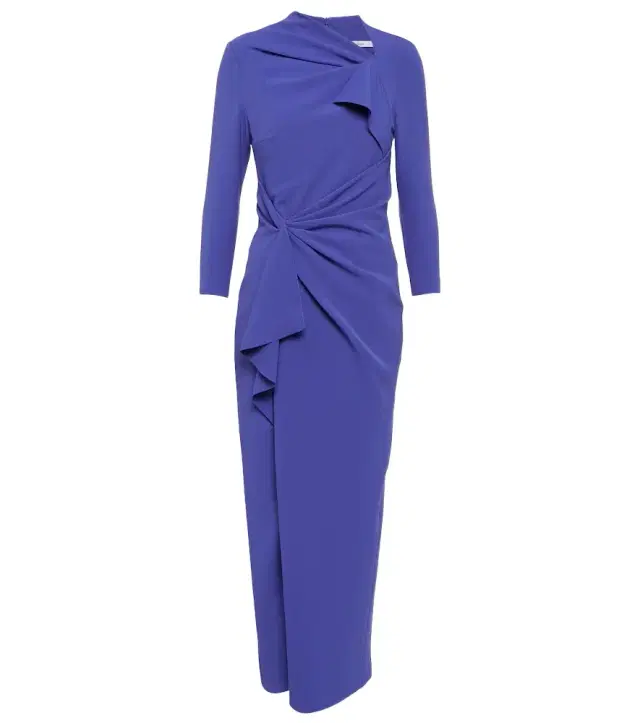 Safiyaa Avery crêpe maxi dress