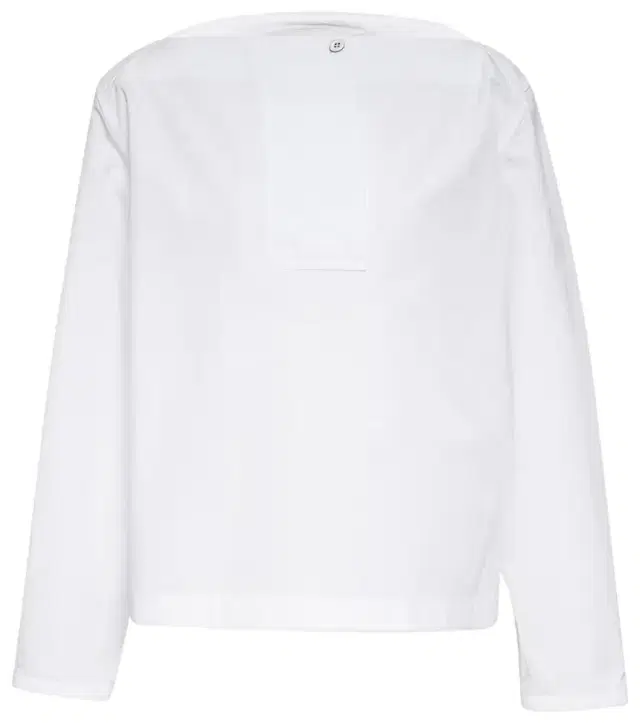 Jil Sander Cotton poplin pleated top